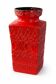 Large floor vase in ceramic BAY 45 cm red vintage West Germany Bodo Mans