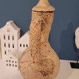 Terracotta and cork pitcher carafe