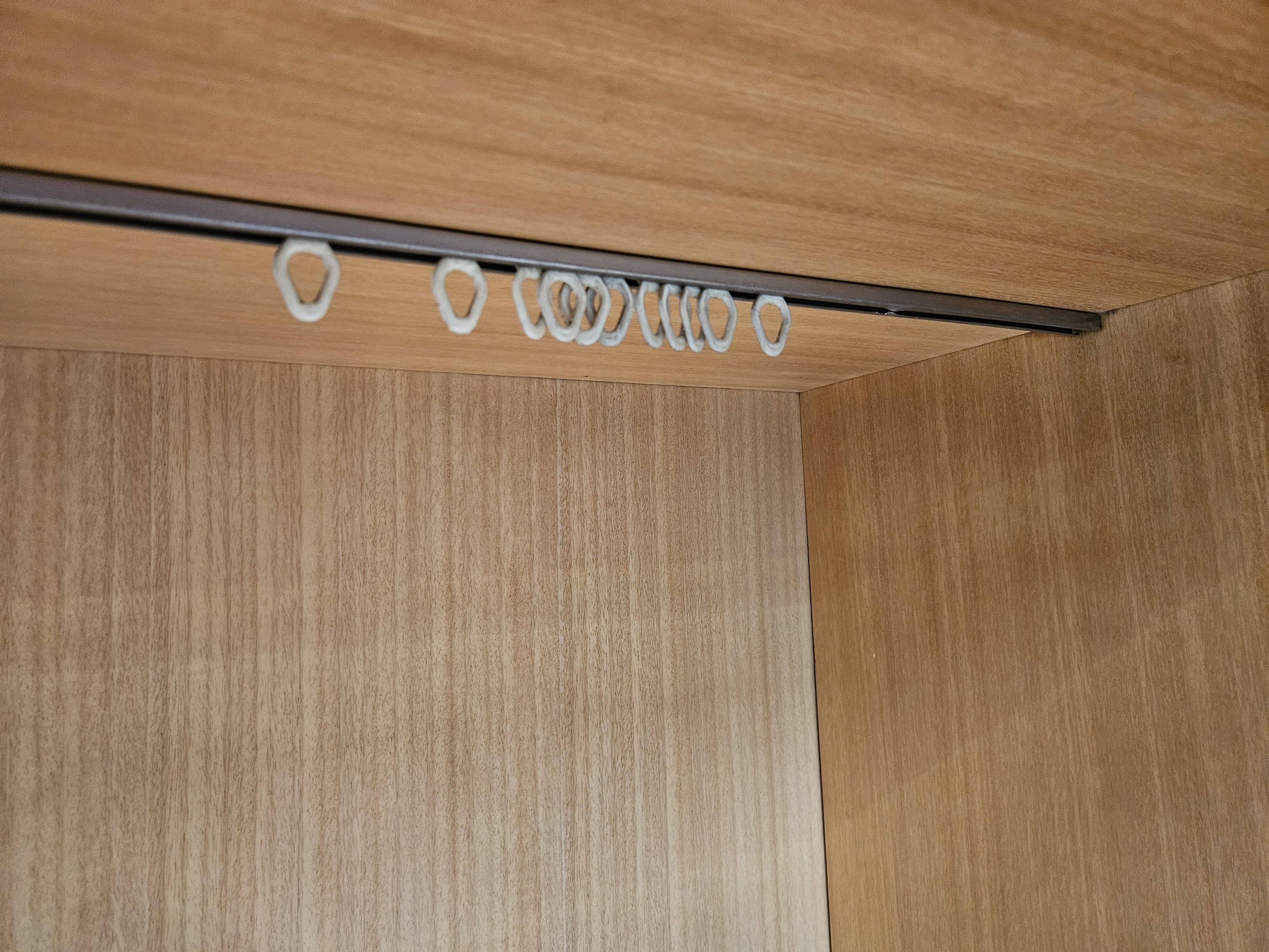 Vintage 1960s two-door wardrobe