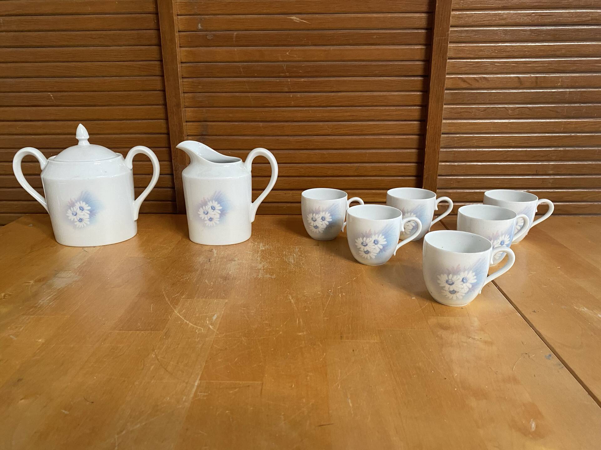 Service tea café antique porcelain limoges jammet seignolles model mo