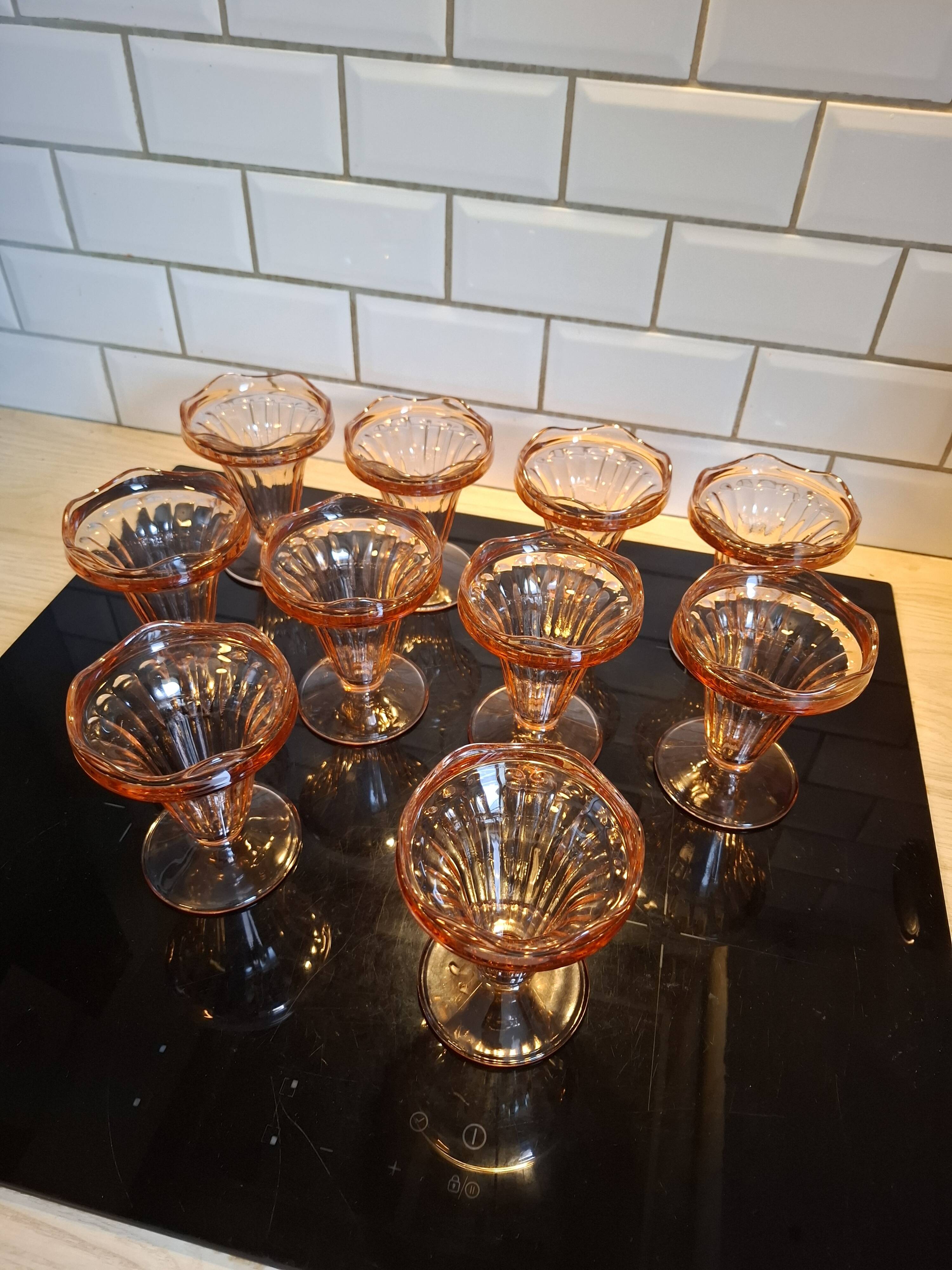 10 coupes à glace Rosaline