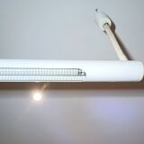 Massive 1980s Set of 2 Industrial Pendant Lamps