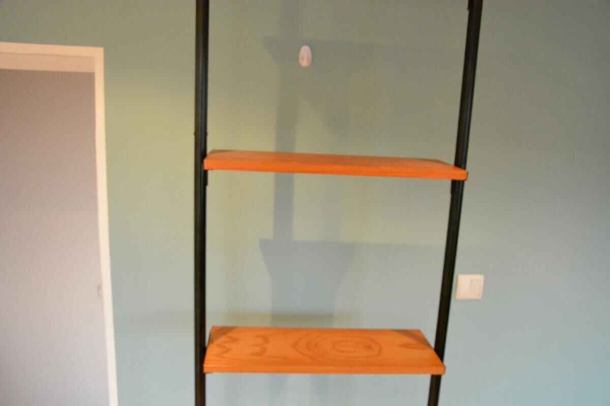 Scandinavian shelves without fixation dating from the 1960s