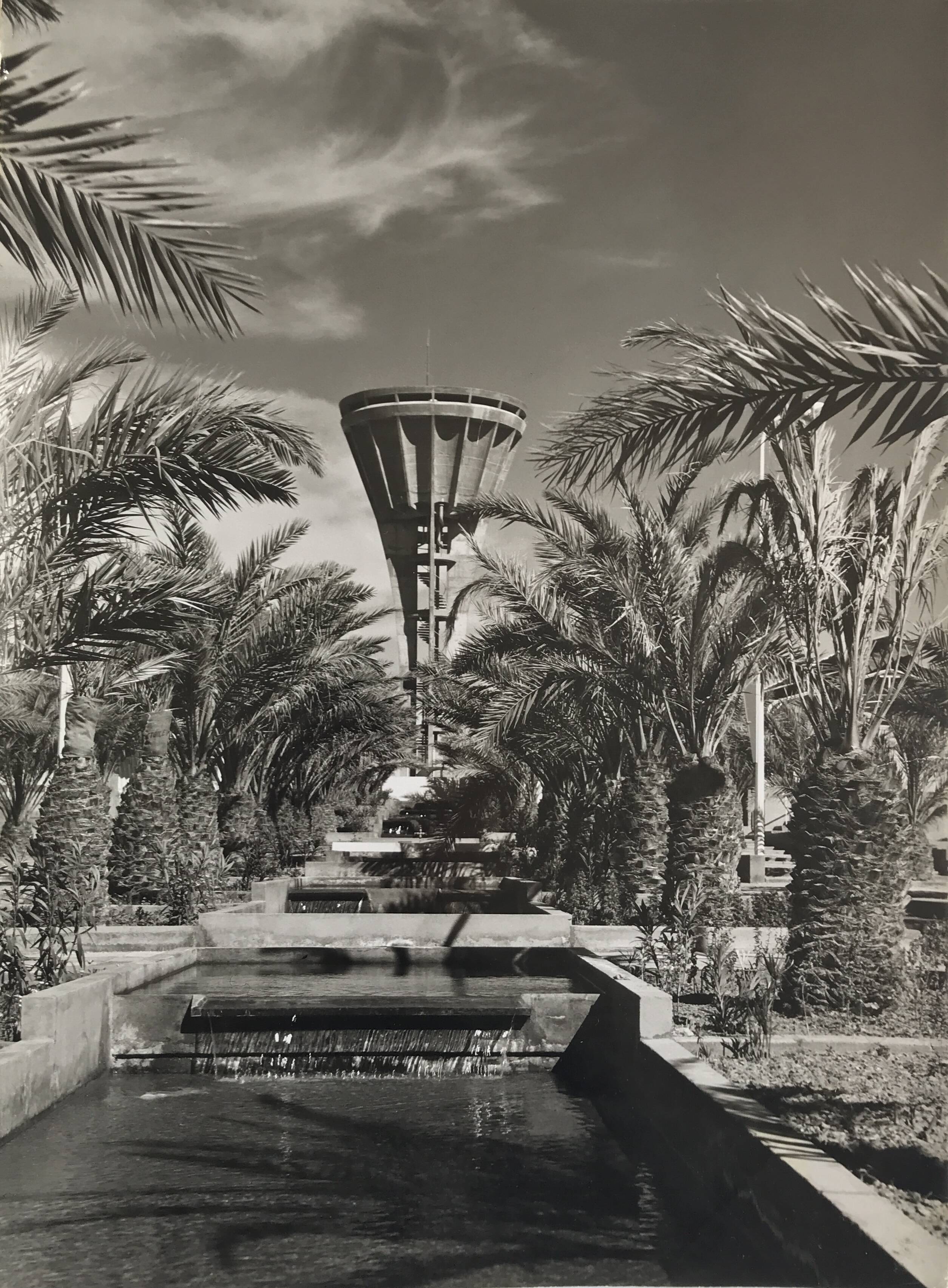 F. Schneider, brutalist landscape (Algeria), 1960s. Black and white silver print.