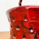 Italian ceramic vase Strawberries by Fratelli Fantullacci for Bitossi, 1960s