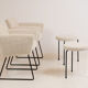 Pair of armchairs 763 by Joseph André Motte for Steiner 1950
