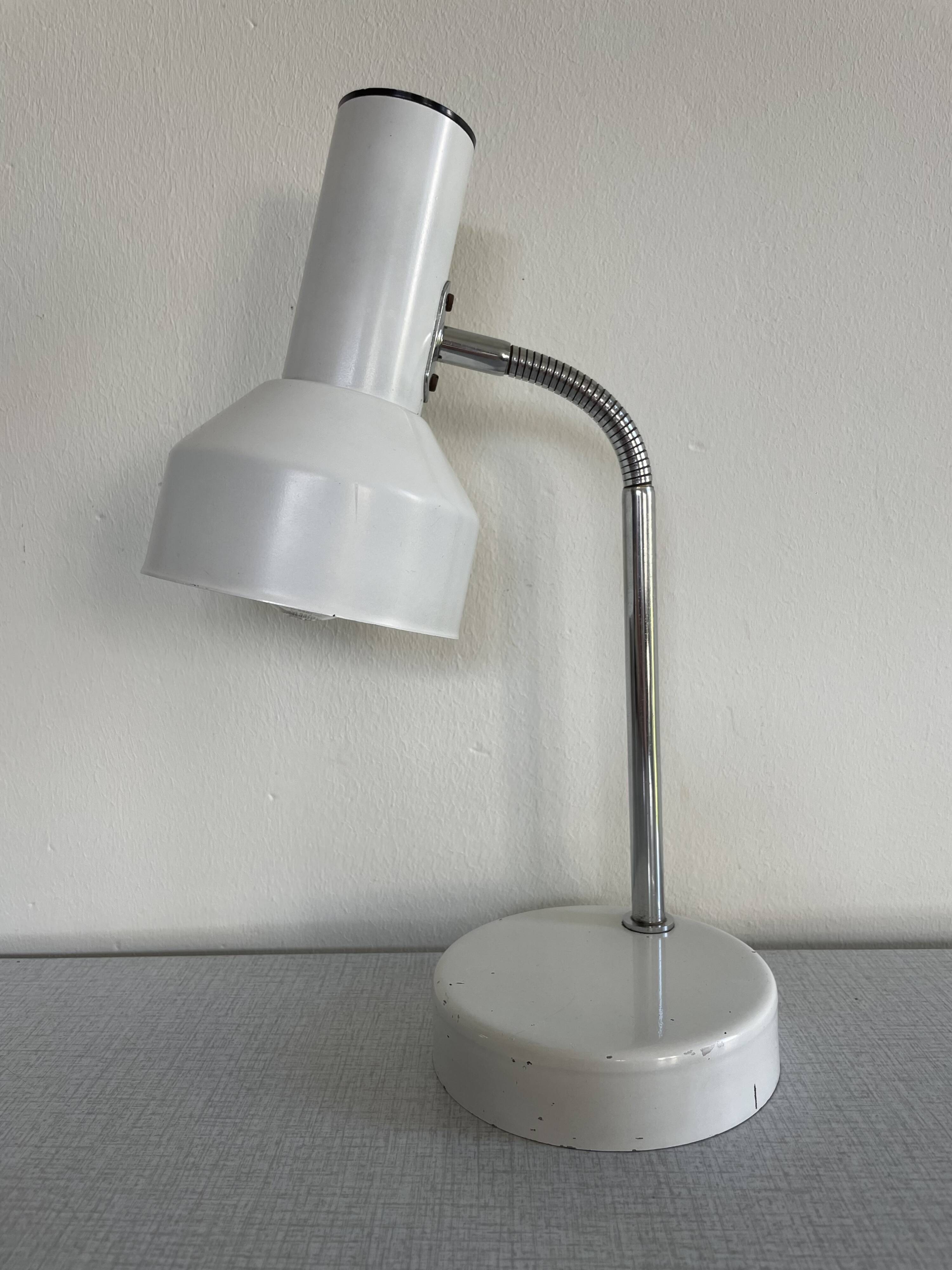 White desk light