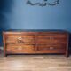 Solid Mahogany Wood TV Cabinet