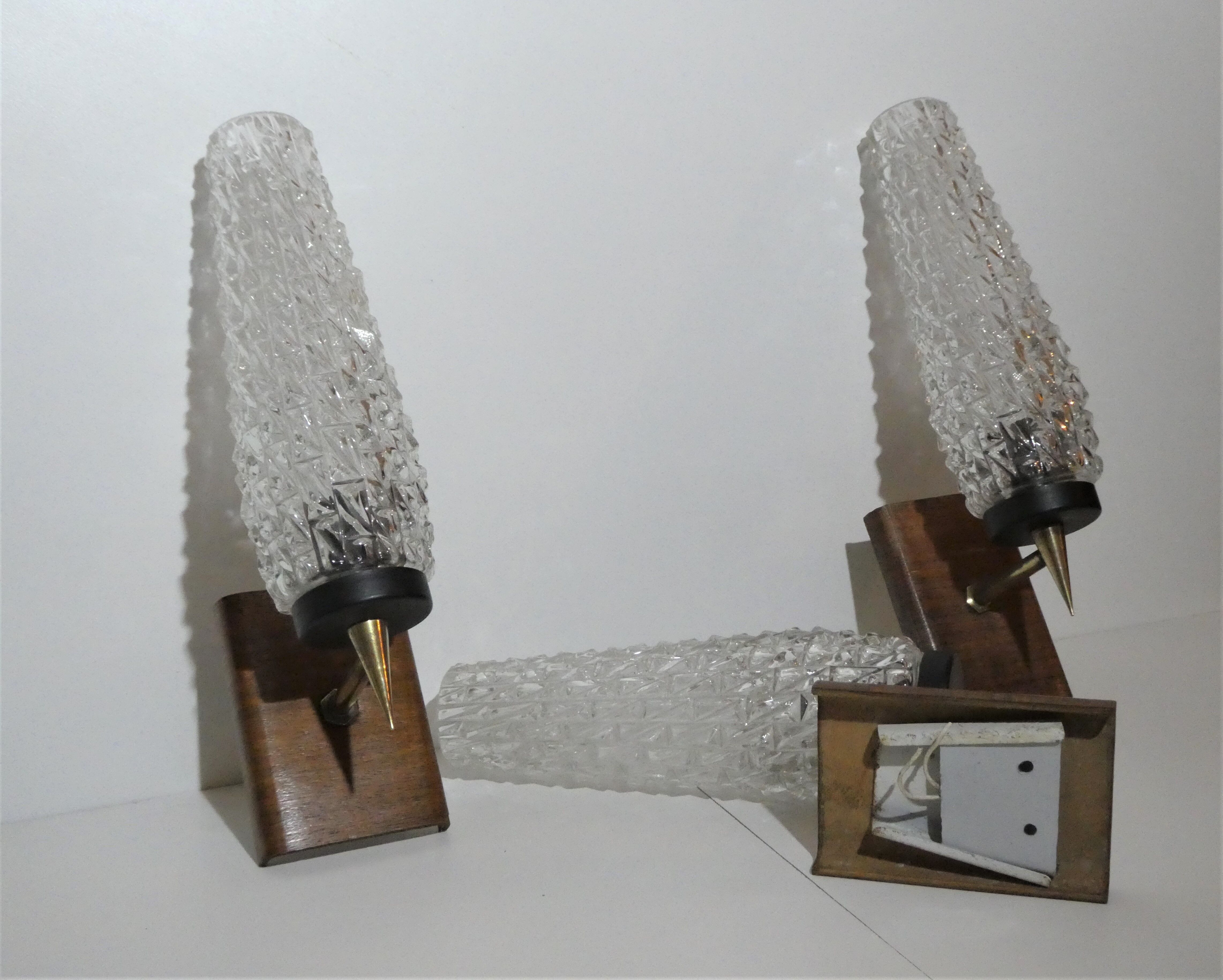 Three Scandinavian wall lights