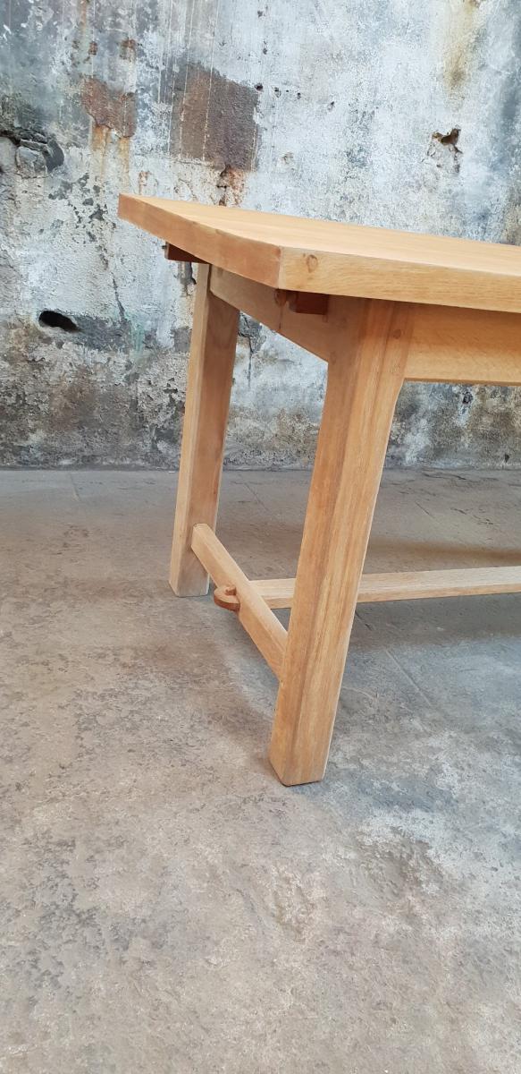 Farm table with extension cord