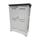 Wardrobe 2 white doors type Petite Parisienne