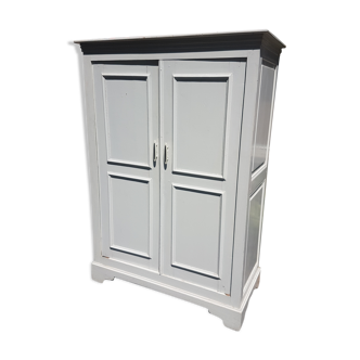Wardrobe 2 white doors type Petite Parisienne