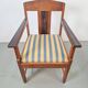 Art Deco Haagse School Armchairs in Oak and Ebony, 1920s, Set of 2