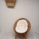 Vintage rattan armchair 1960