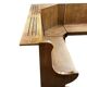 Vintage wooden corner bench