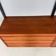 Modular wall shelf in teak in mid-century modern style, designed by Poul Cadovius for Cado, 1960.