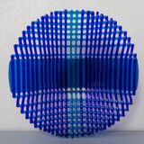 Italian filigree glass bowl, 1960s