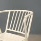 Vintage white enamel metal chairs, Italian design, 1970s-1980s.