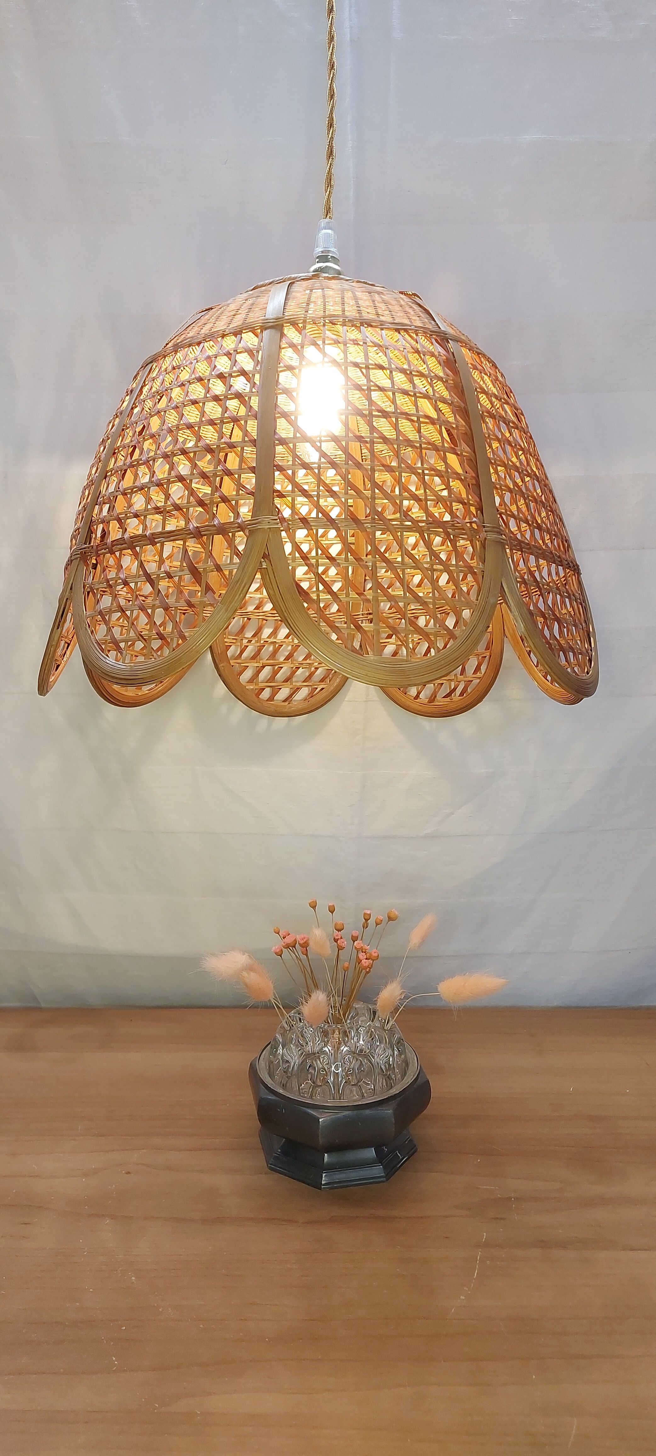 Suspension/ rattan stroller