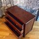 Vintage 3-drawer chest of drawers in dark wood