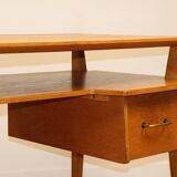 Bureau vintage de Roger Landault en chêne, 1950