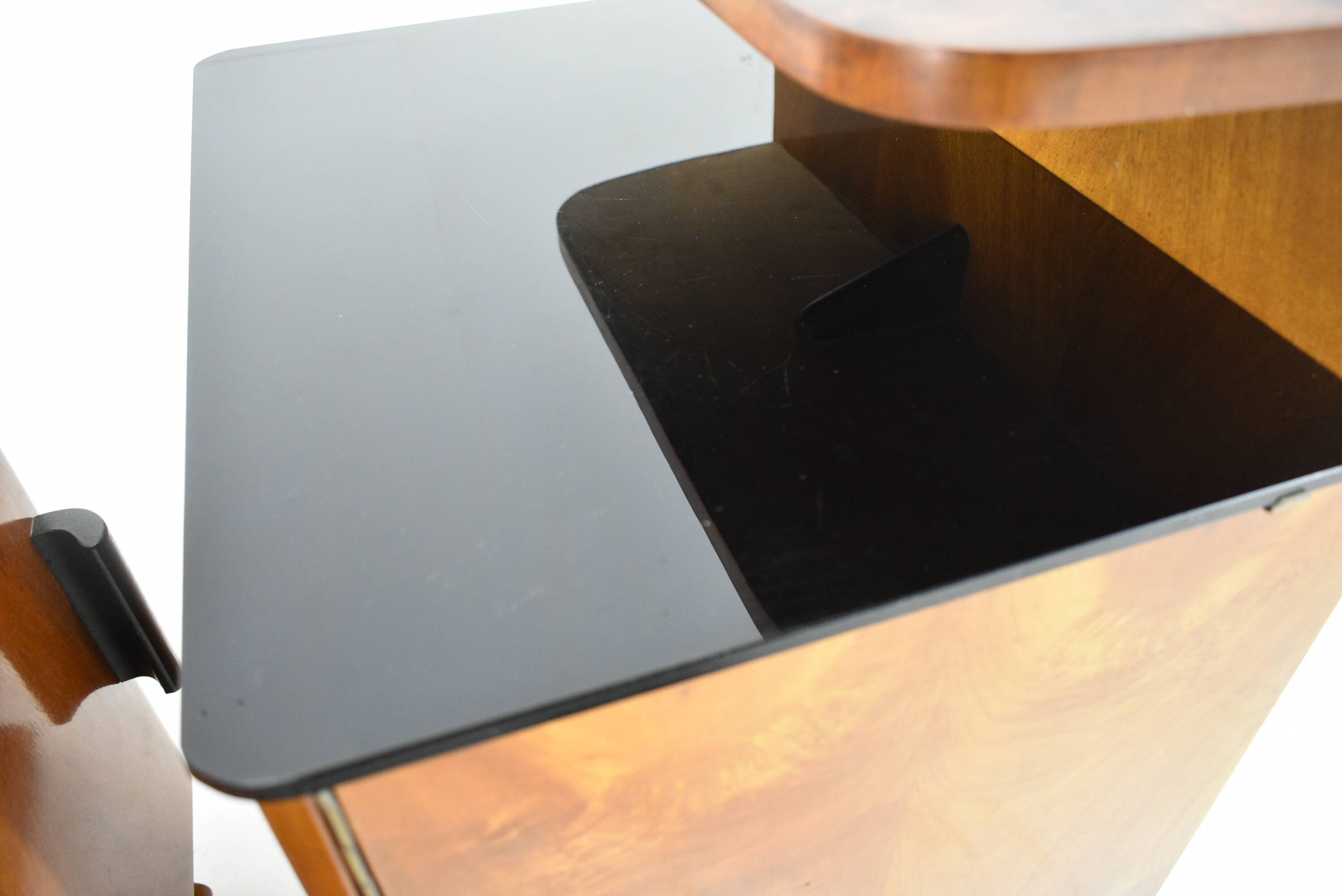 Pair of Midcentury Czechoslovakian Bedside Tables, 1940s