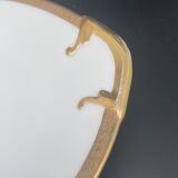 Oval flat Limoges golden tower