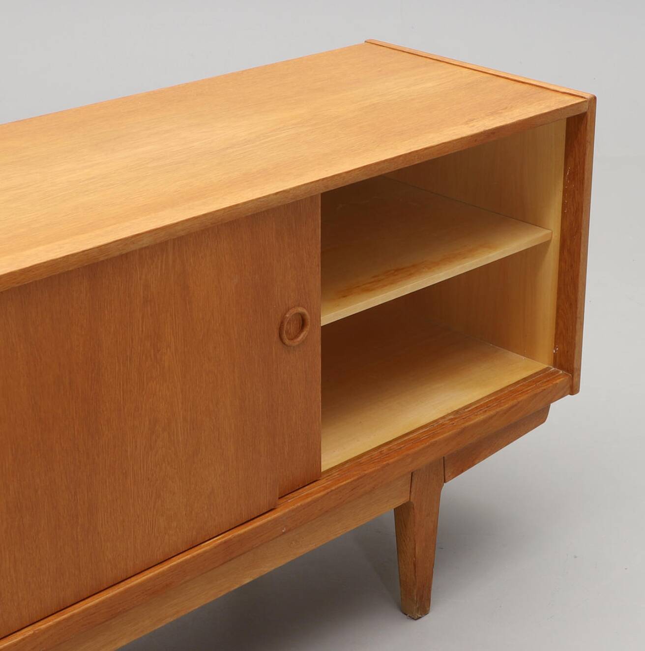 Scandinavian wooden sideboard by Erik Wortz