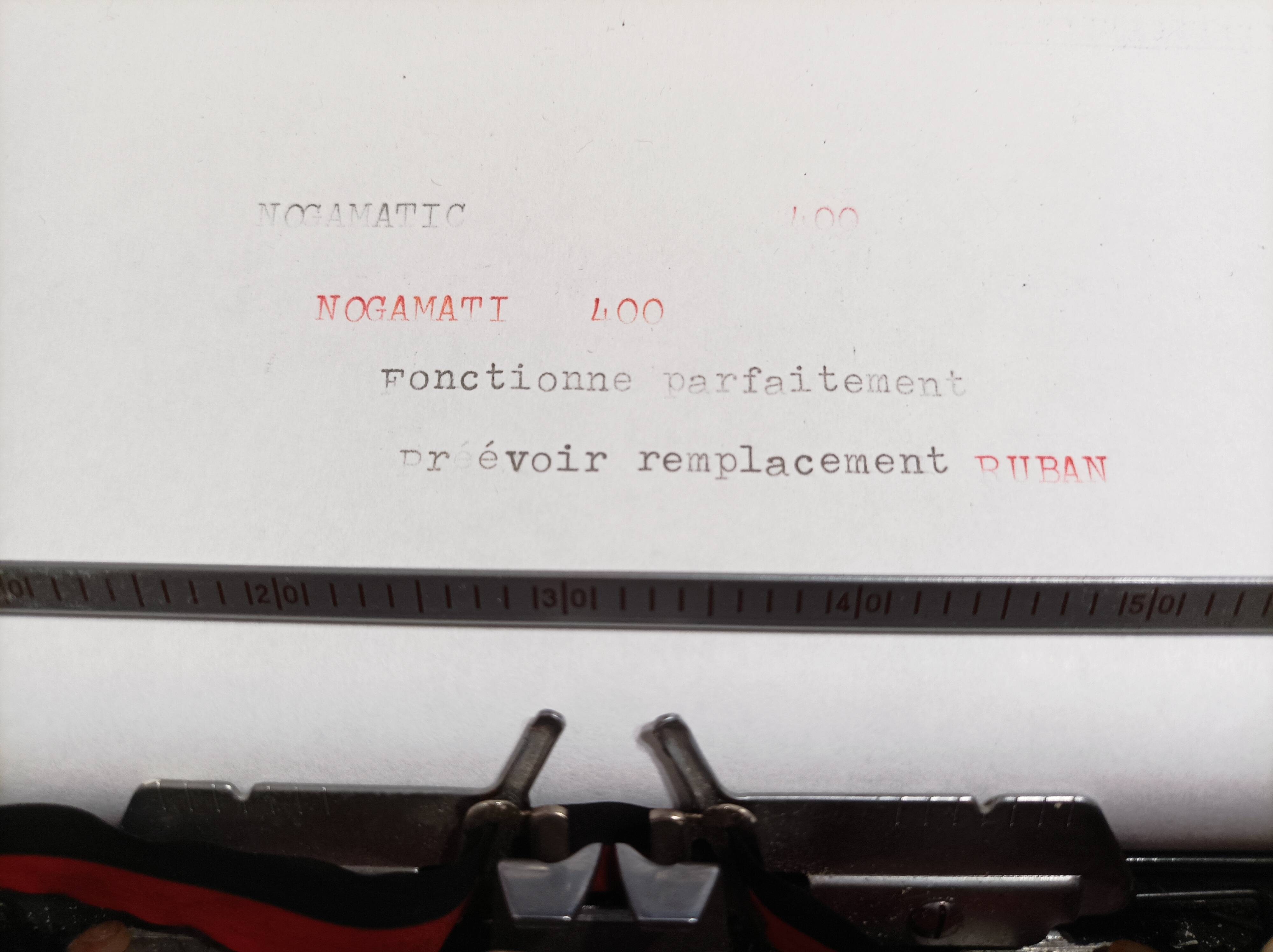 Nogamatic 400 typewriter
