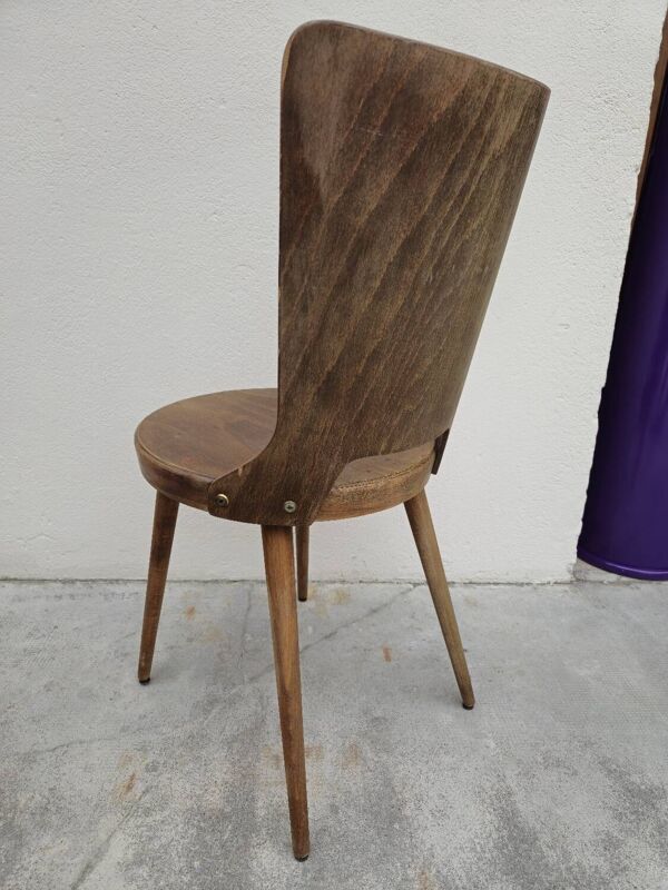 Chaise de bistrot Baumann modèle ''Dove'' vintage 1950