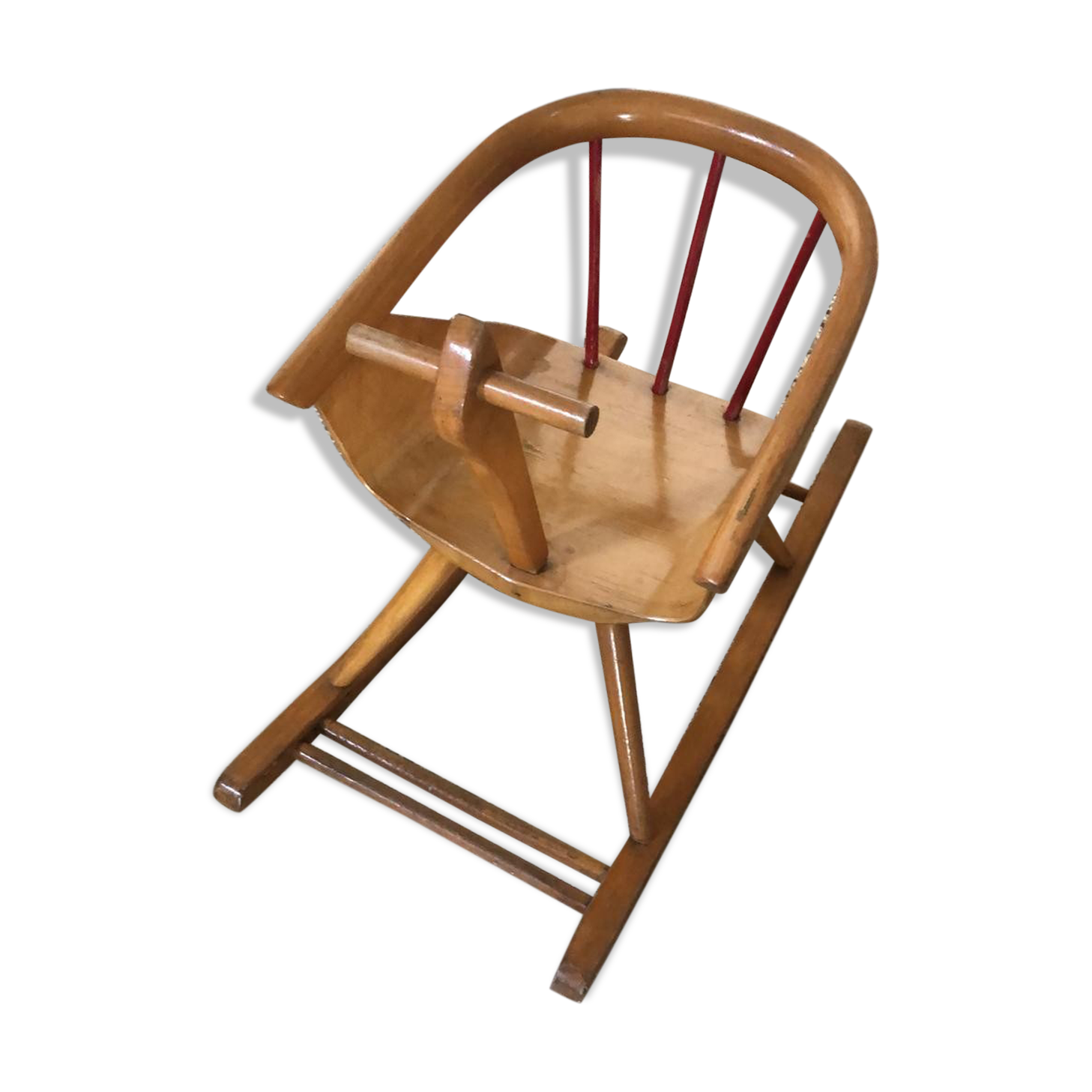 Vintage rocking horse manufacture Baumann