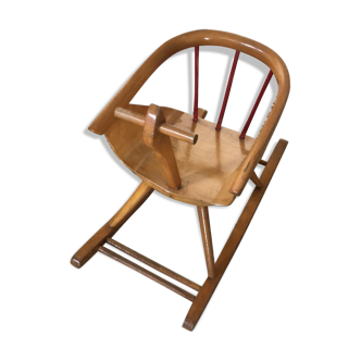 Vintage rocking horse manufacture Baumann