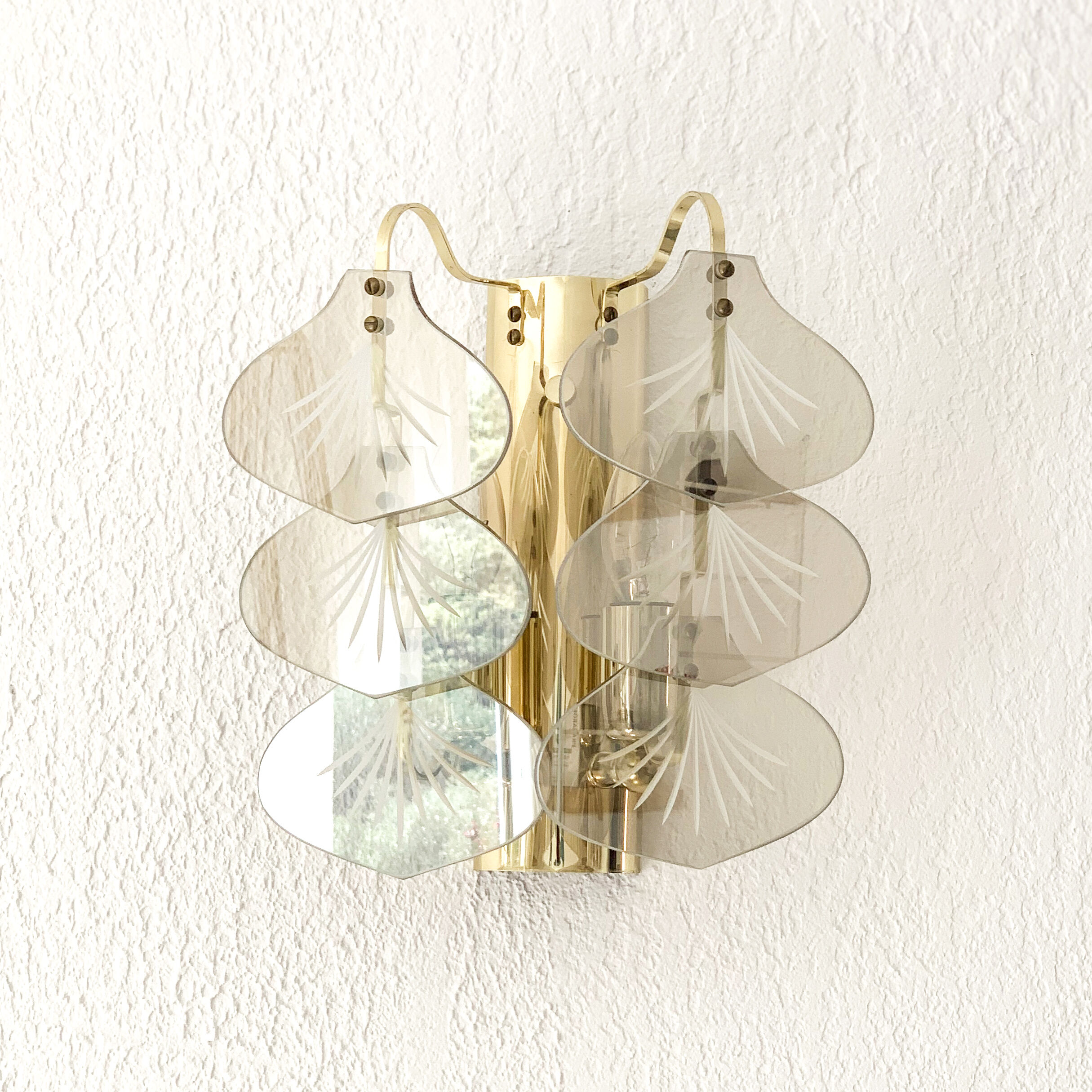 Pair of vintage wall lights from the 1970s