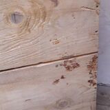 Coffre malle 118x56x54cm ancien en sapin