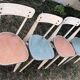4 vintage bistro chairs from the 50s