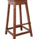 Old Burmese teak workshop top stool