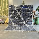 Moroccan M'rirt hand-knotted rug – 260 x 380 cm – Wool – Geometric patterns