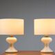 Lampes de table blanches ML1 par Ingo Maurer pour M-Design