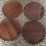 Assiettes en bois