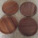 Assiettes en bois