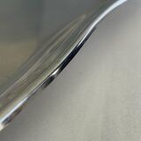 Stainless steel serving tray – Vintage silver-plated metal dish French design