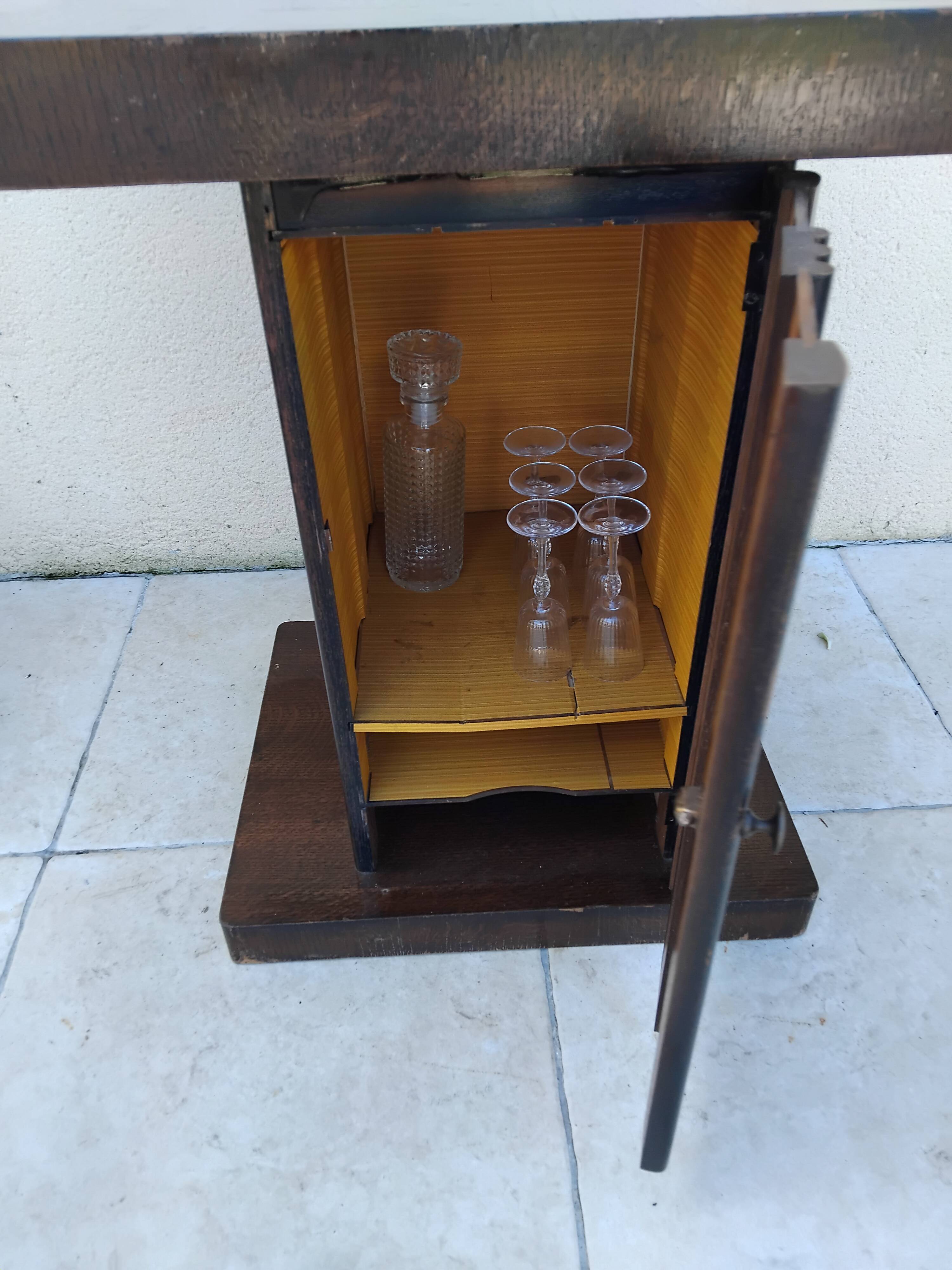 Vintage art deco bar or games table