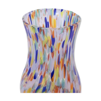 Handmade "Arlecchino" Murano Glass Vase