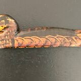 6 duck knife holders in lacquered wood