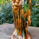 Retro Grapevine Barbotine Vase
