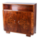 Ard Deco Commode in Walnut and Glass, Czech, 1920s