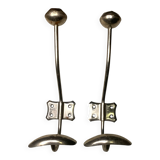 Vintage metal wall hooks – set of 2 pieces.