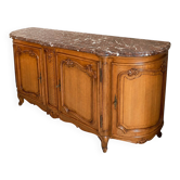 Rococo enfilade in carved wood, Louis XV style