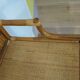 Vintage console/desk made of natural woven rattan, 1960s
