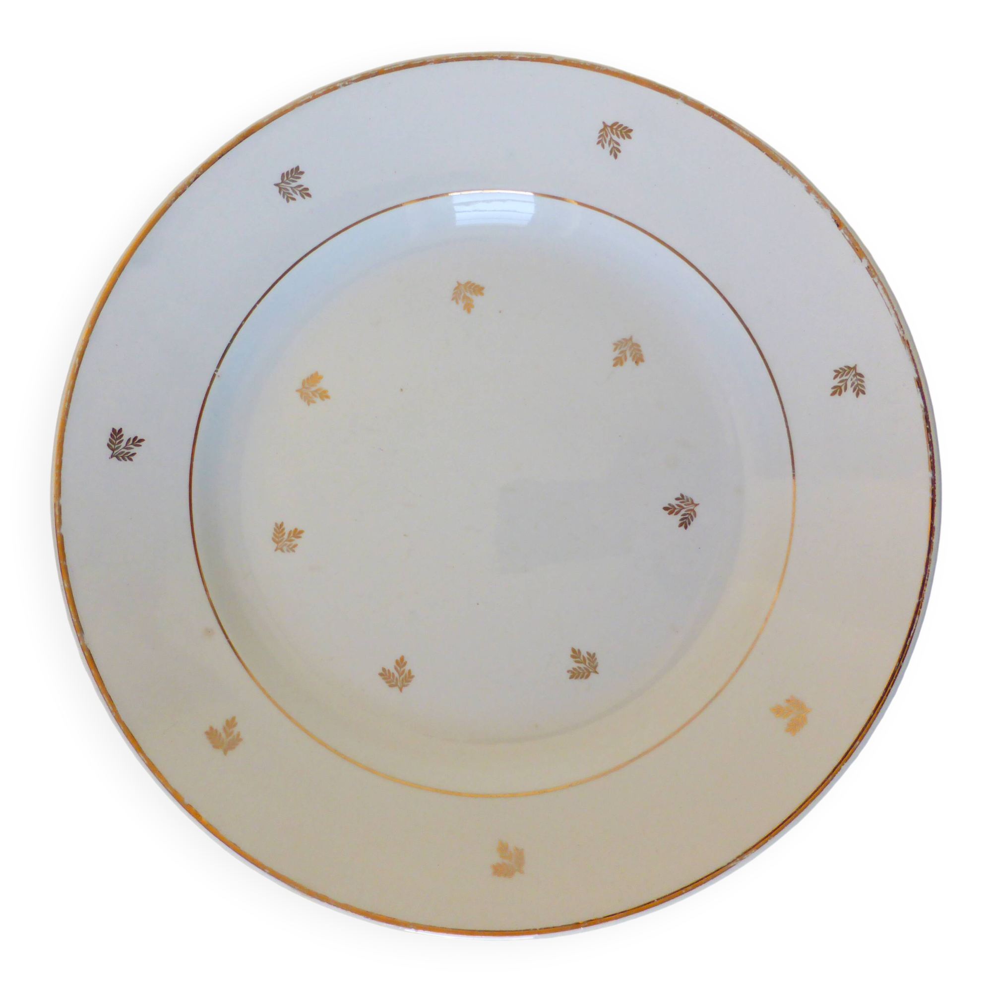 1 round vintage serving dish Badonviller 2106117